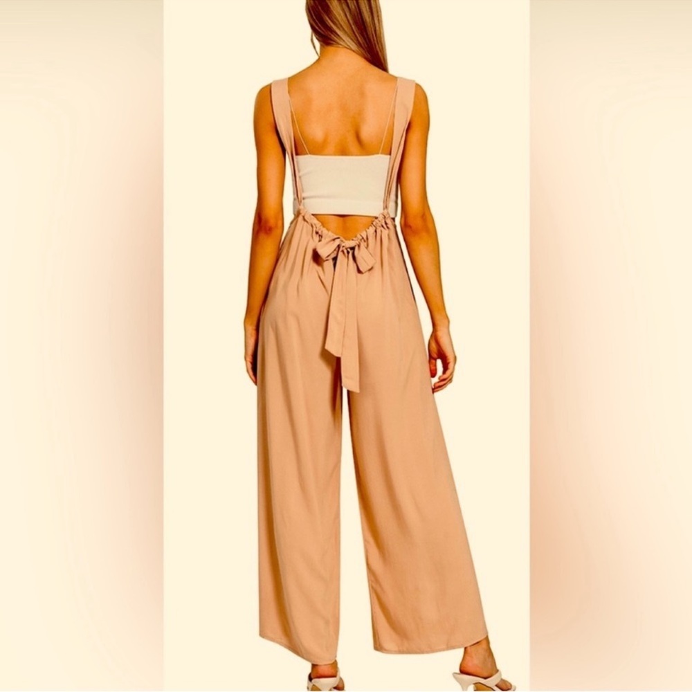 Zenana Suspender Jumpsuit with pockets - Picture 2 of 3